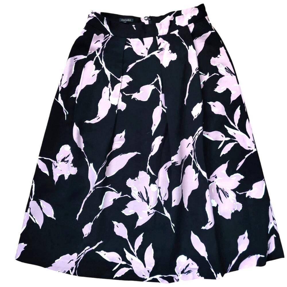 Escada Black/Pink Skirt | Size S